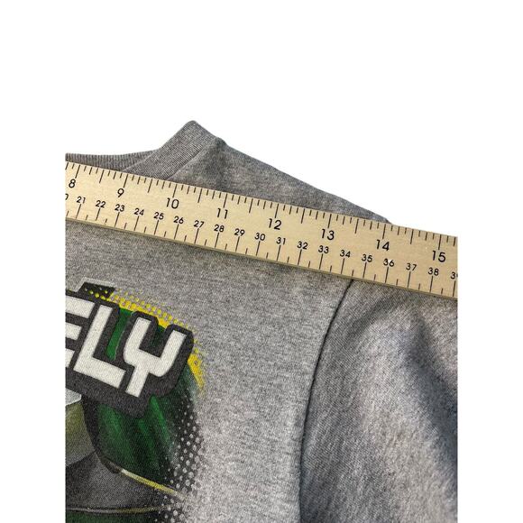 Y2K Lego Ninjago Definitely Up To Something Long Sleeve T Shirt Youth Sz M8 Gray - Picture 5 of 12